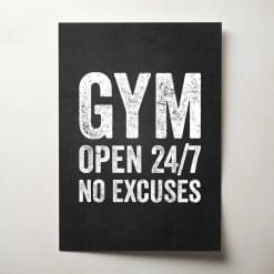 Gym Open 247 No Excuses Thumbnail